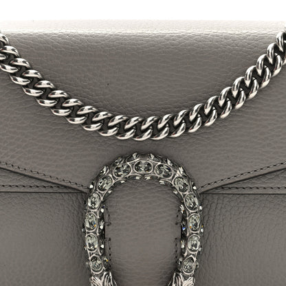 Gucci Pebbled Calfskin Small Dionysus Shoulder Bag Dusty Grey 8 of 10