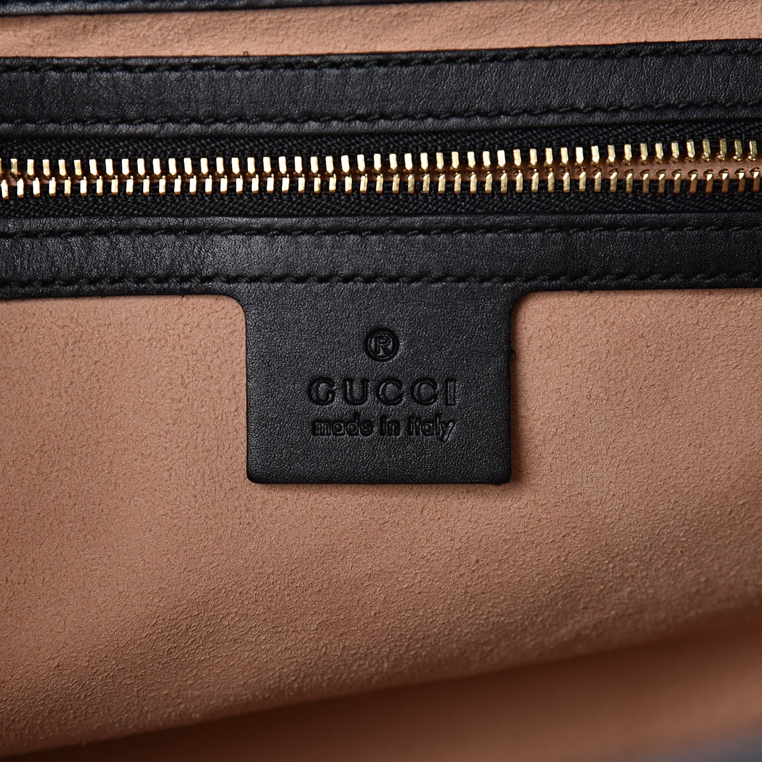 Gucci Nappa Bamboo Small Nymphaea Top Handle Bag Black 6 of 16