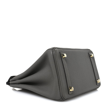 Hermes Togo Birkin 25 Etain 9 of 11