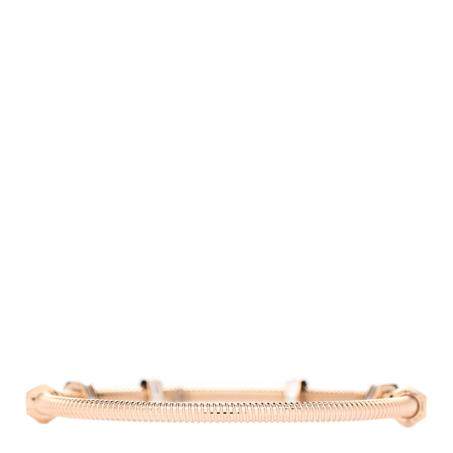 18K Pink Gold Diamond Ecrou de Cartier Bracelet 17