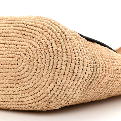 Loewe Raffia Paula's Ibiza Slit Tote Bag Natural Tan 9 of 10