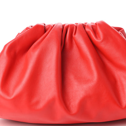 Bottega Veneta Smooth Butter Calf The Pouch Oversized Clutch Bright Red 10 of 10