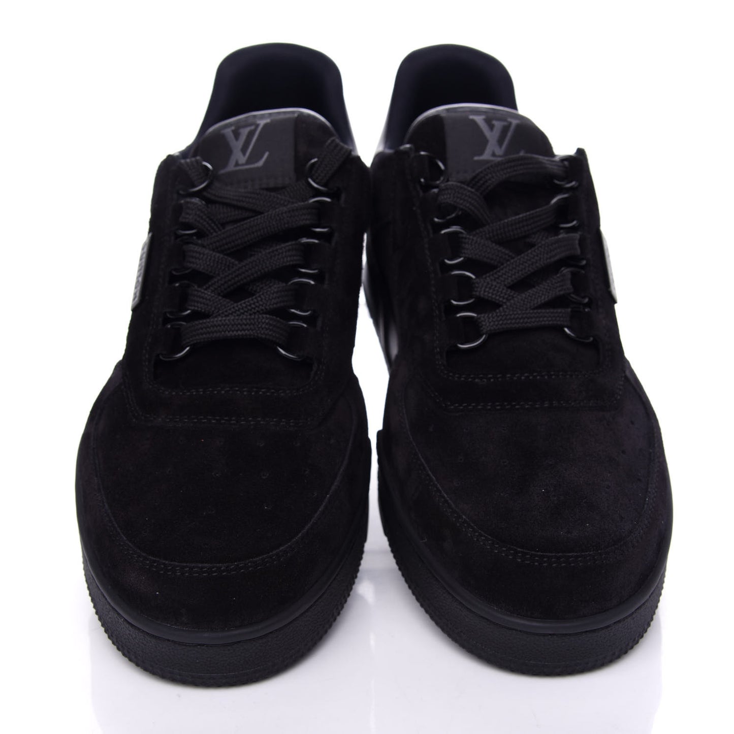 Suede Uniform Sneakers 7.5 Black