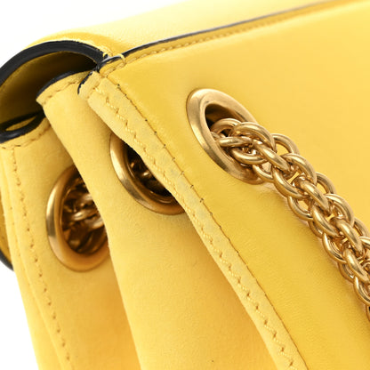Valentino Garavani Nappa Stud Sign Shoulder Bag Bright Lemon 12 of 13