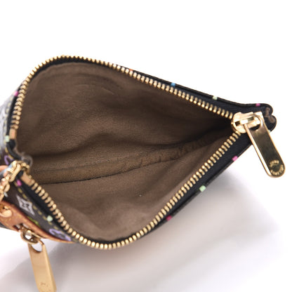 Louis Vuitton Monogram Multicolor Pochette Plate MM Black 5 of 7