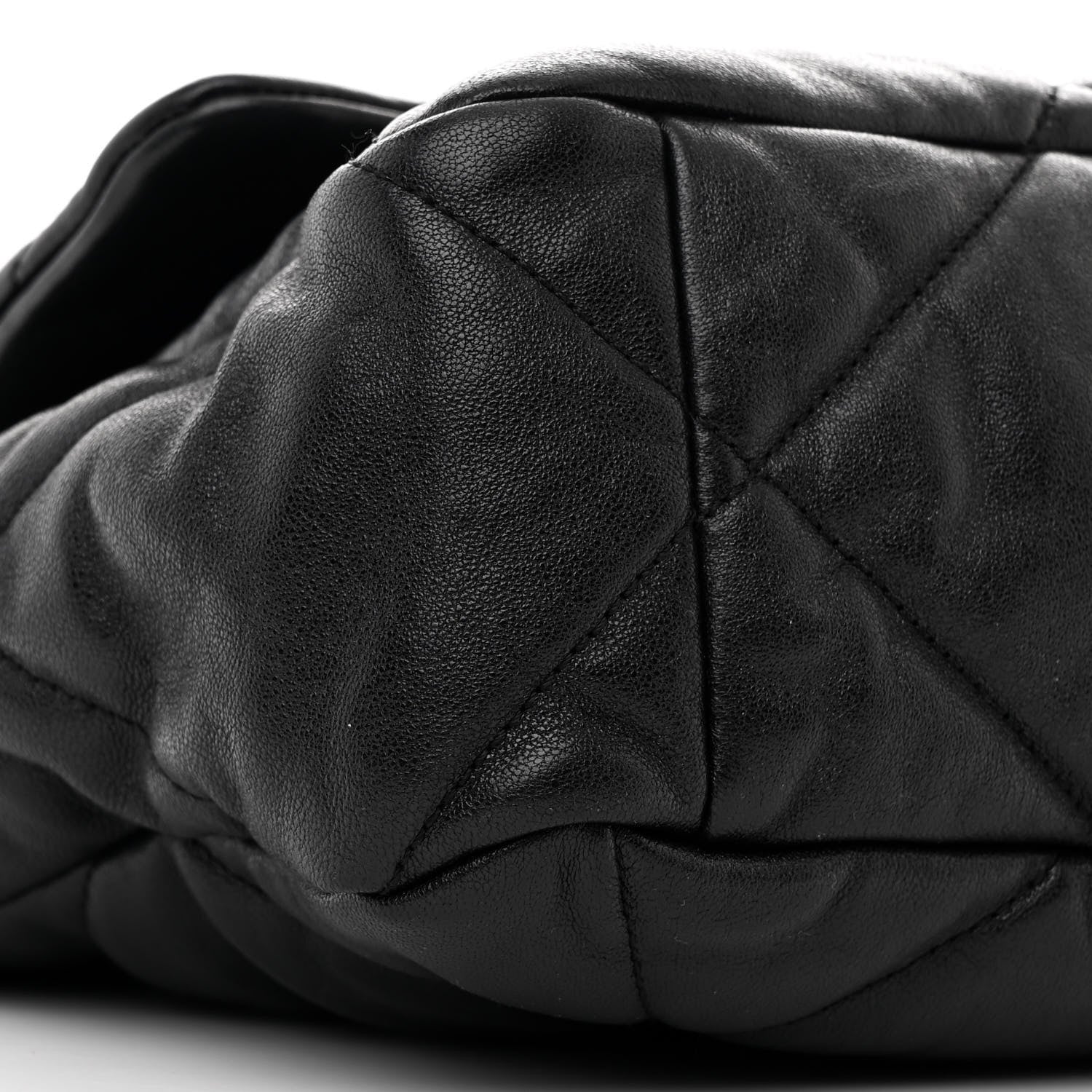 Chanel Goatskin Quilted Large Chanel 19 Flap Black 9 of 11