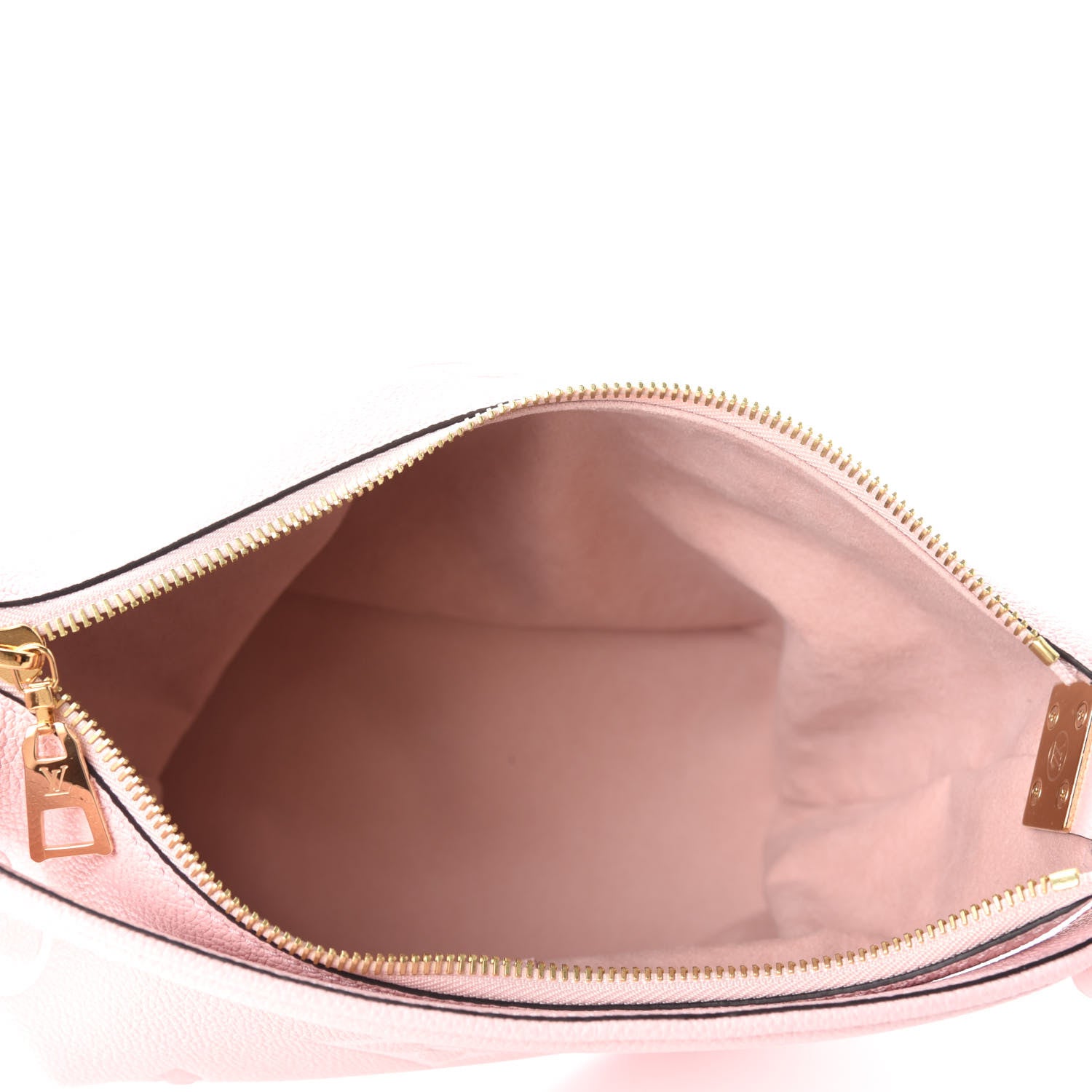Louis Vuitton Empreinte Monogram Giant By The Pool Marshmallow Hobo PM Bouton De Rose 5 of 11