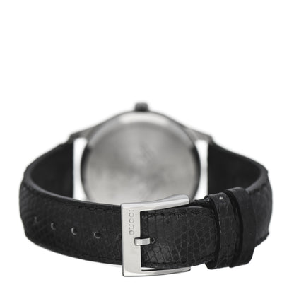 Gucci Stainless Steel Lizard 38mm G-Timeless Moonphase Star Planet Quartz Watch Black 3 of 6