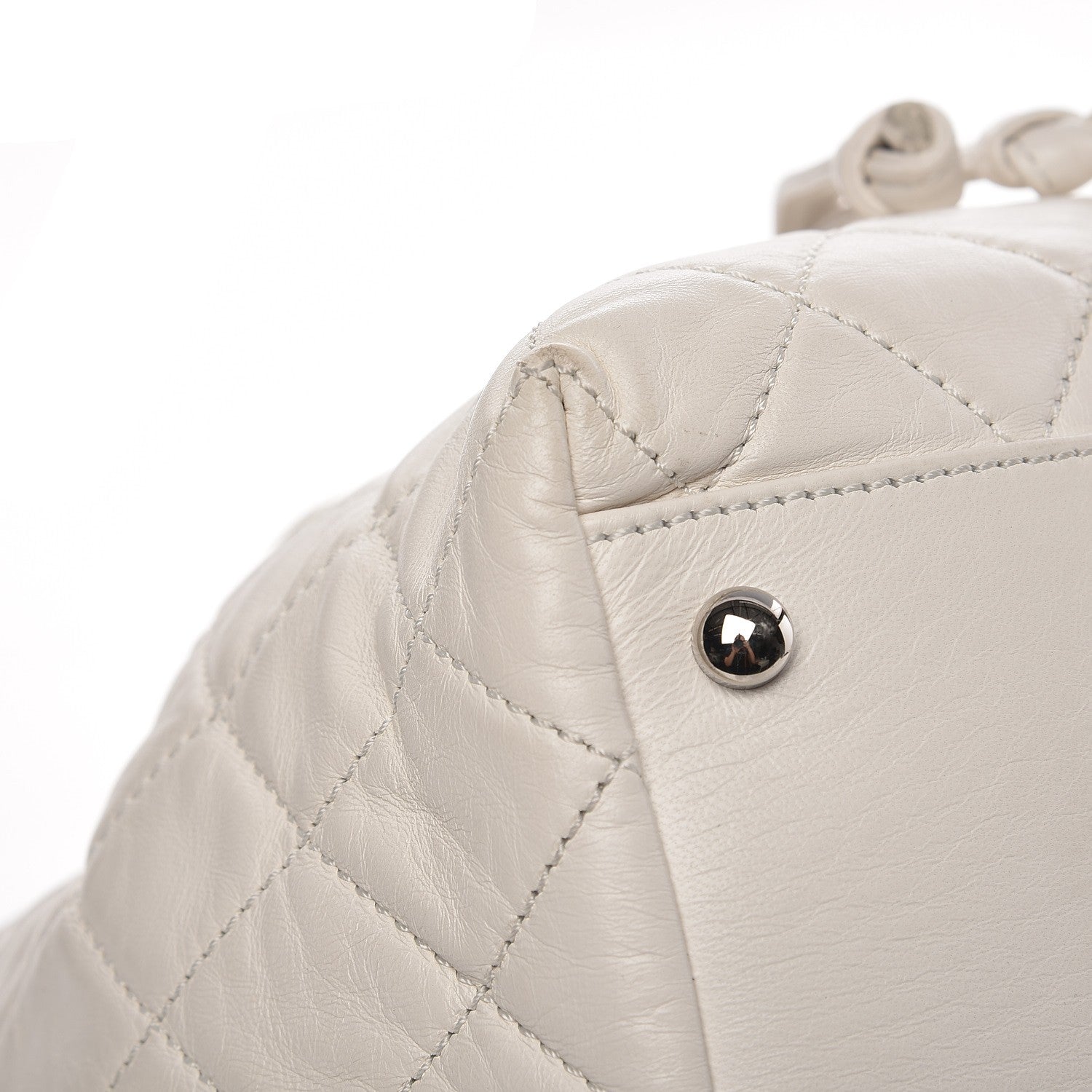 Chanel Lambskin Quilted Beijing Backpack Bag White 10 of 12
