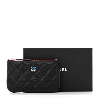 Chanel Caviar Quilted Small Cosmetic Case Black 8 of 8