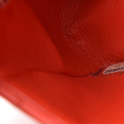 Chanel Lambskin Quilted Mini Rectangular Flap Red 7 of 10