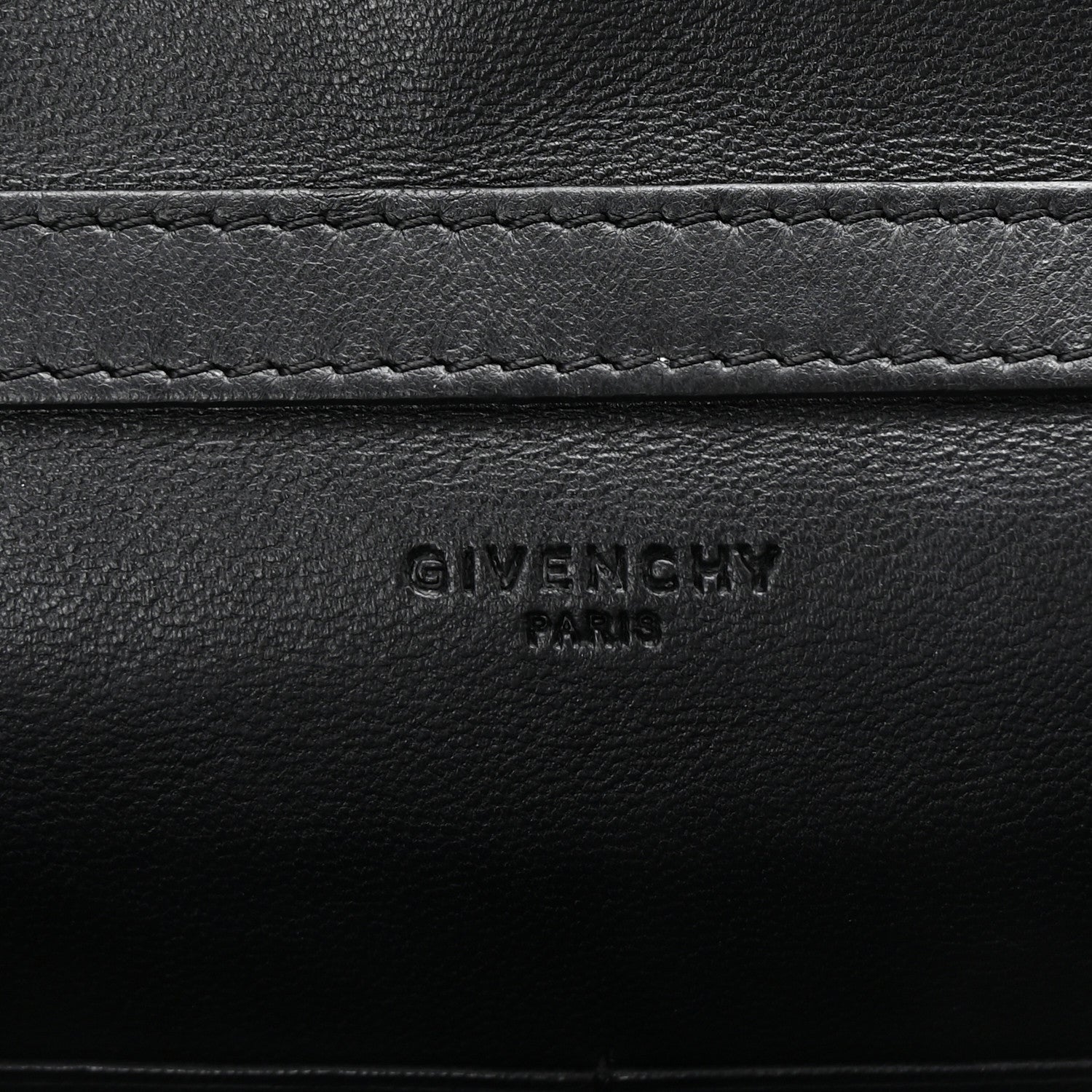 Givenchy Calfskin Star Pandora Chain Wallet Black 6 of 9
