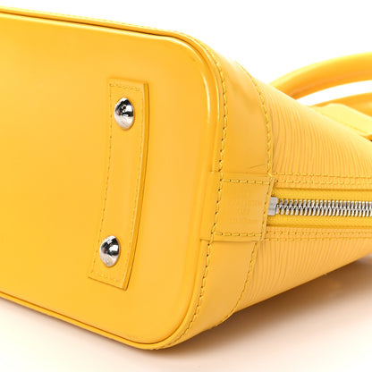 Louis Vuitton Epi Alma BB Citron 9 of 10