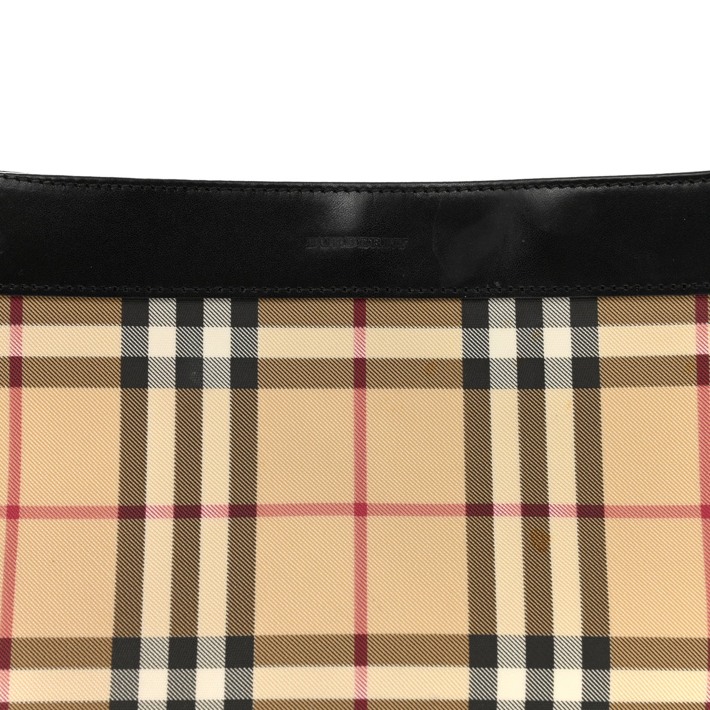 Vintage Check Shoulder Bag Black