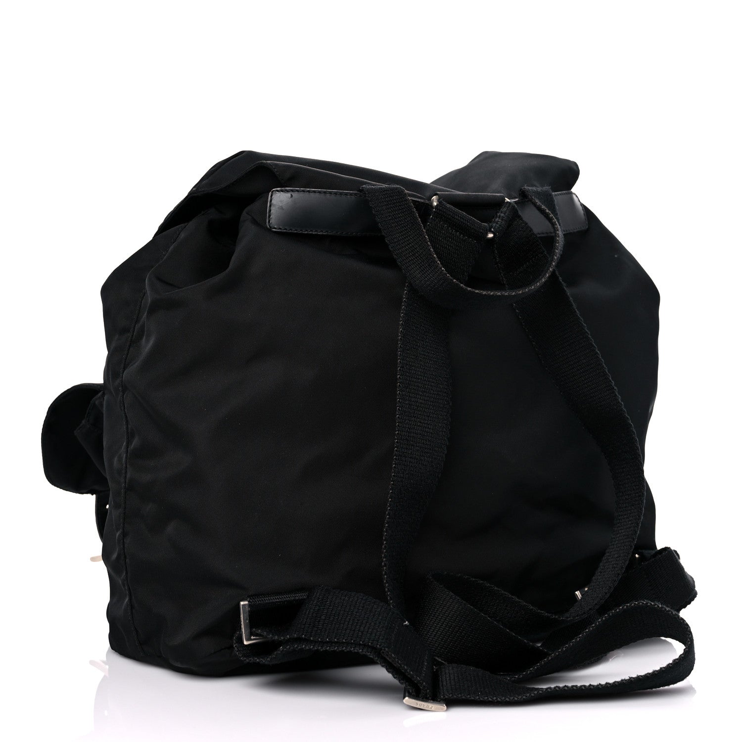 Prada Nylon Vela Medium Backpack Black 3 of 14