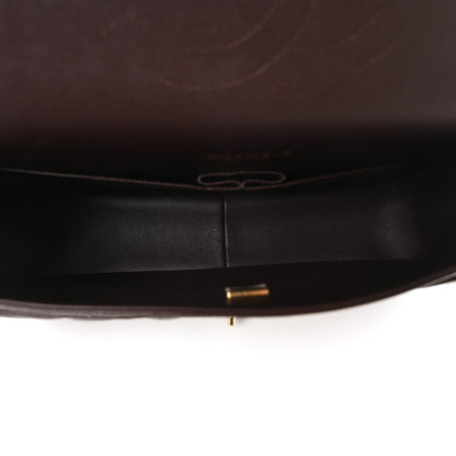 Chanel Caviar Quilted Maxi Double Flap Burgundy 5 of 10