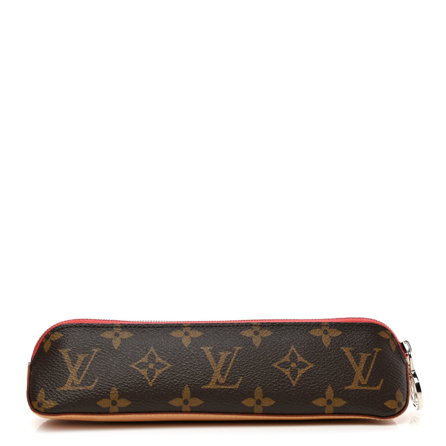 Monogram Elizabeth Pencil Pouch Red
