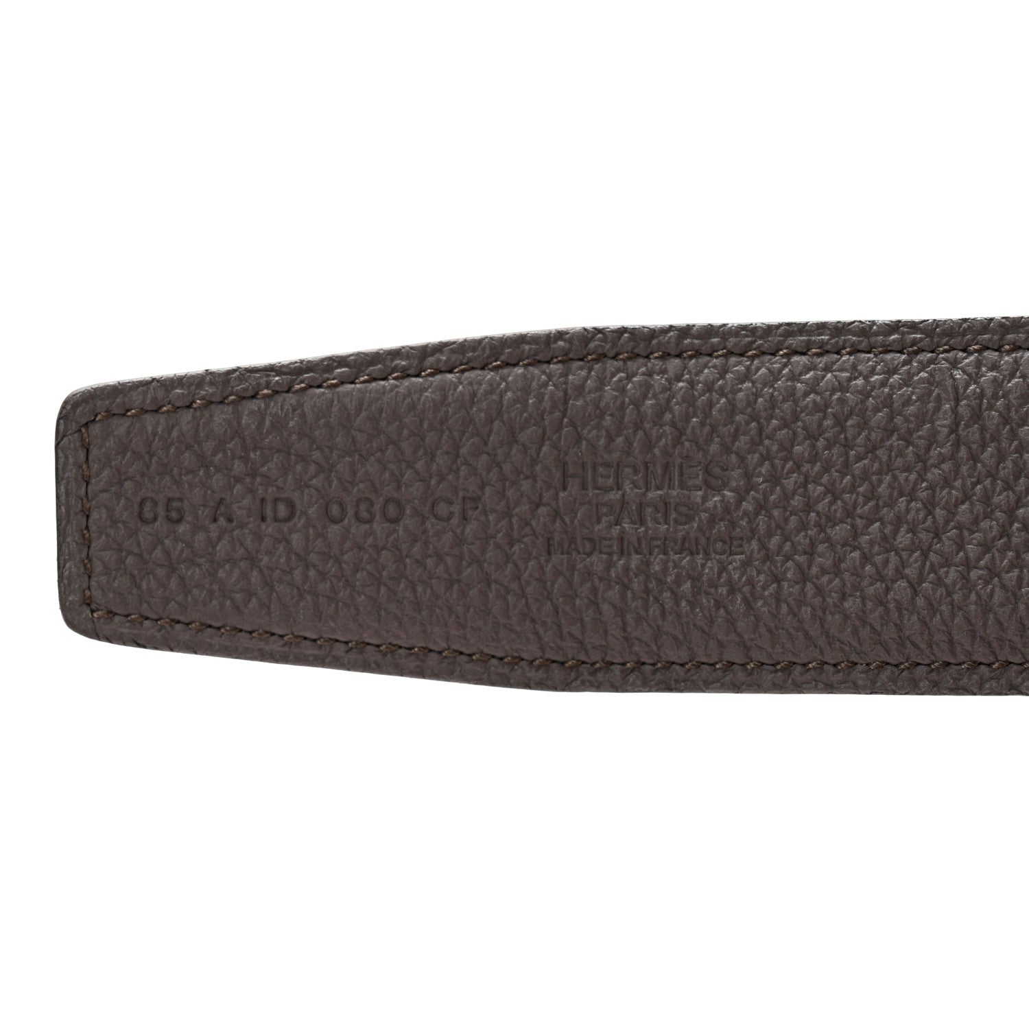 Hermes Box Togo 42mm Constance H Belt 85 Black Etain 4 of 6