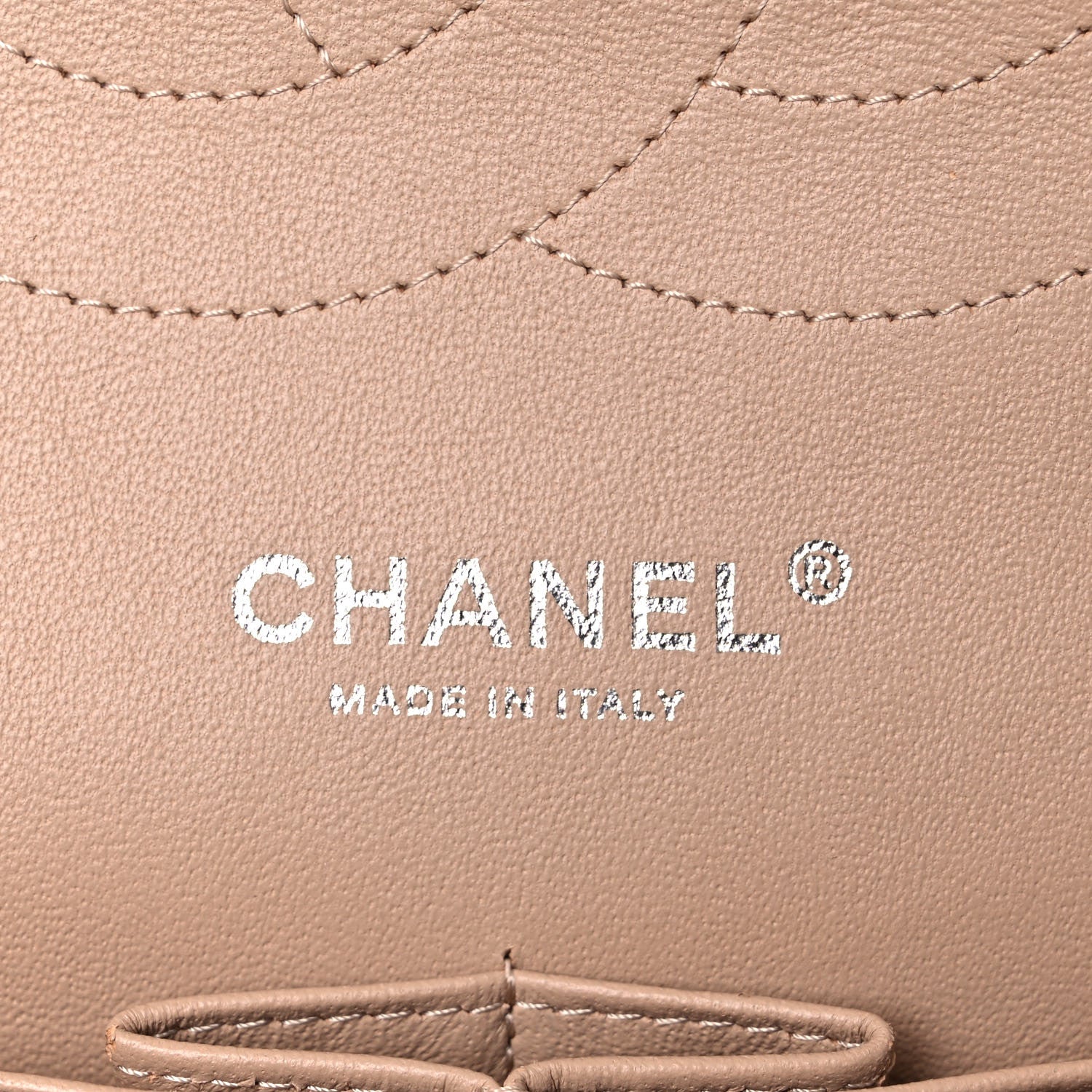 Chanel Caviar Quilted Jumbo Double Flap Beige 6 of 11