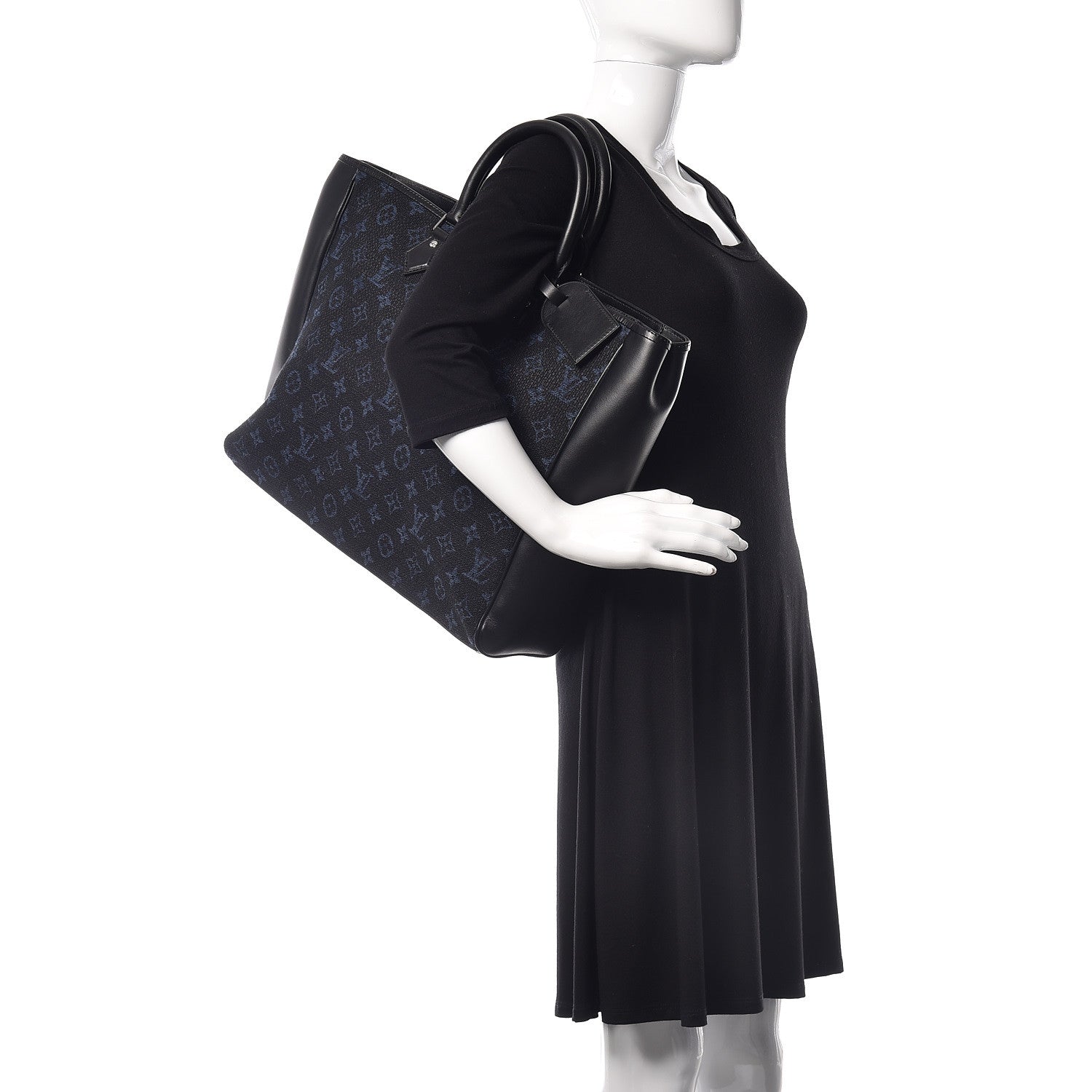 Louis Vuitton Jacquard Monogram Grand Sac Cobalt 2 of 10