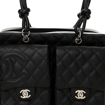 Chanel Calfskin Quilted Large Cambon Multipocket Reporter Black 8 of 12