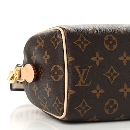 Louis Vuitton Monogram Speedy Bandouliere 20 Black 7 of 8