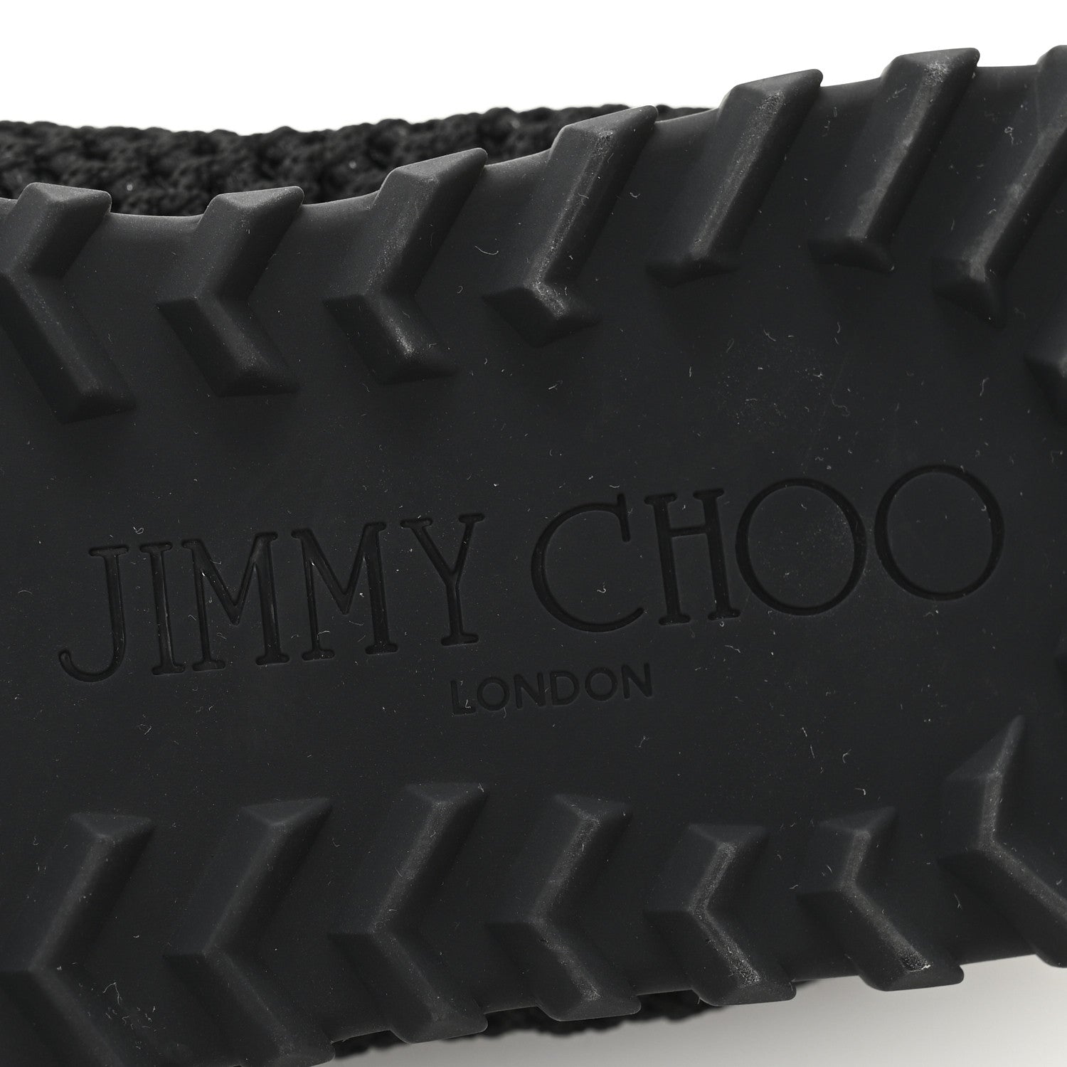 Jimmy Choo Veles Knit Pearly Lace Up Sneaker 36.5 Black 7 of 9