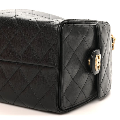 Chanel Caviar Quilted Small Chanel 25 Handbag Black 10 of 10