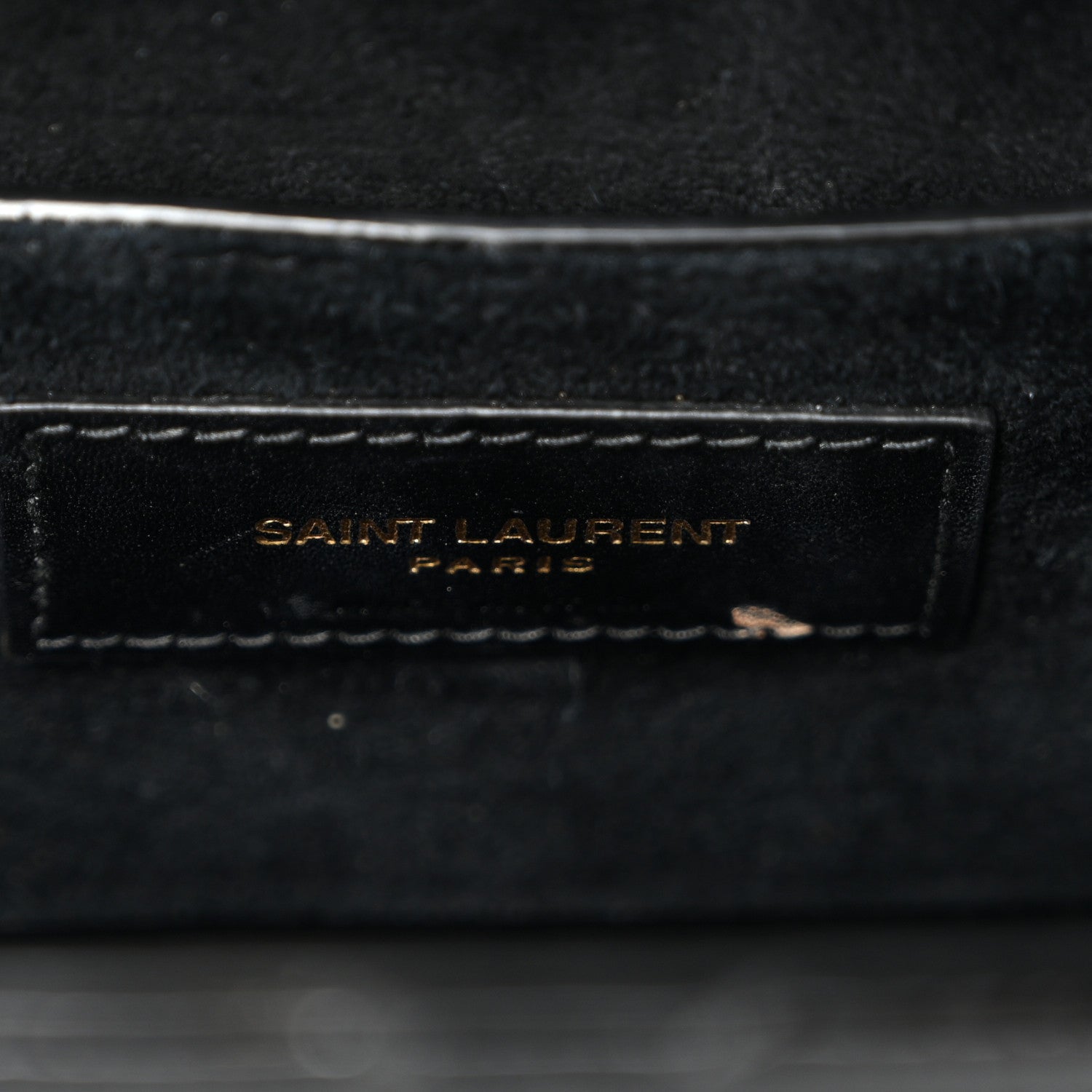 Saint Laurent Patent Matelasse Monogram June Box Bag Black 6 of 9
