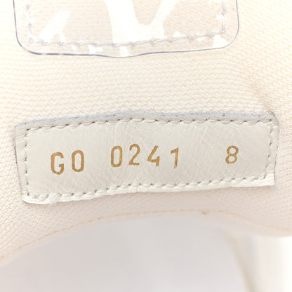 Louis Vuitton Mix Materials Transparent Monogram Mens LV Trainer Sneakers 8 White 10 of 11