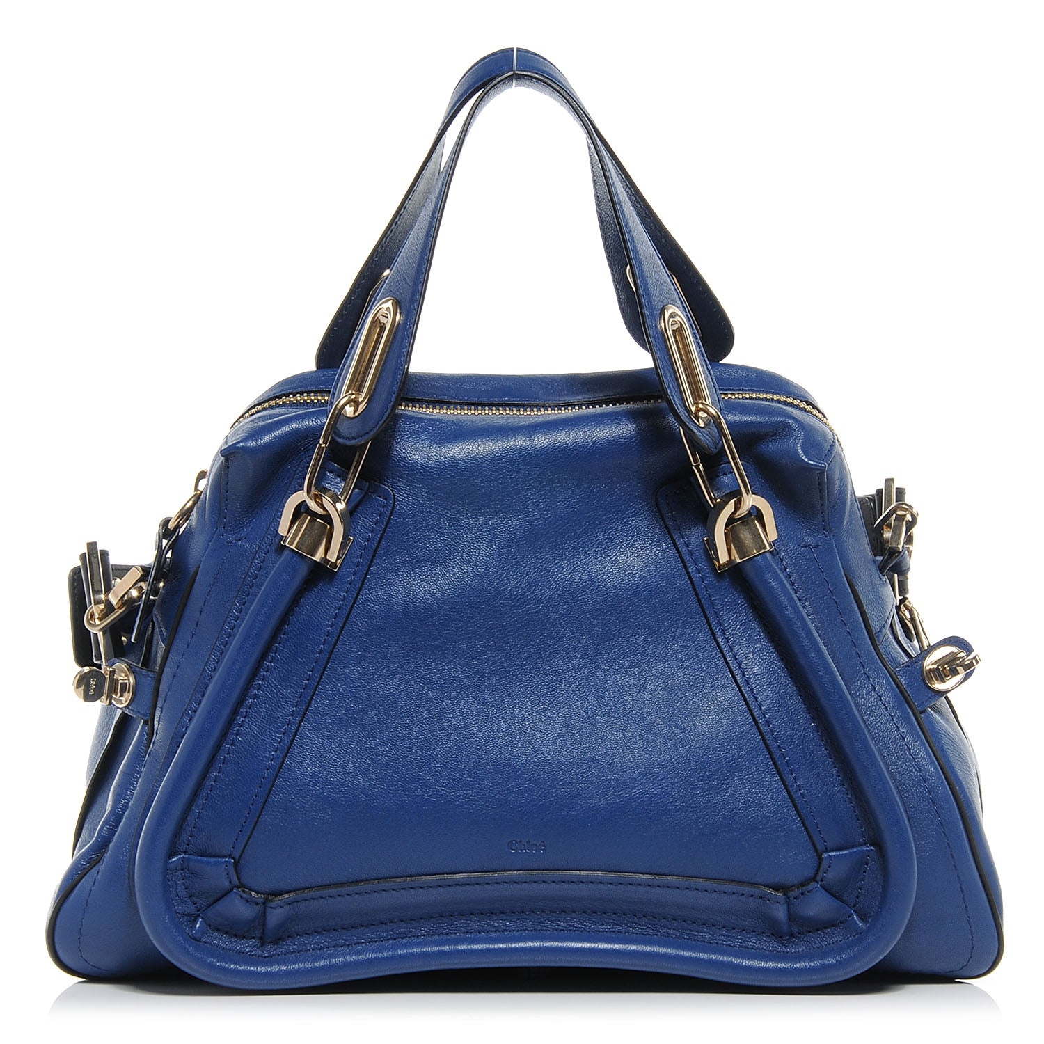 Chloe Leather Medium Military Paraty Royal Navy 1 of 8