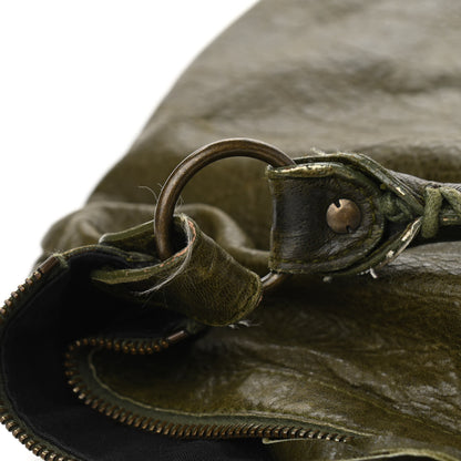 Balenciaga Agneau Classic Hardware Day Hobo Olive 11 of 17
