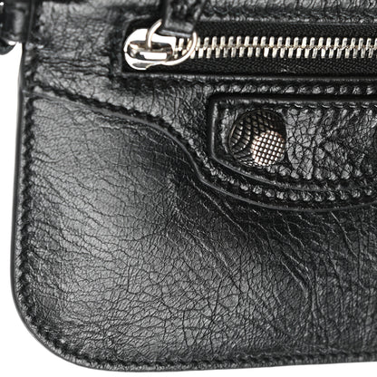 Balenciaga Agneau Le Cagole Clip On Card Mirror Black 10 of 11
