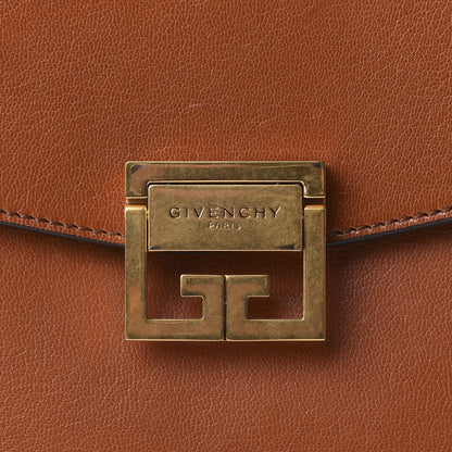 Givenchy Goatskin Suede Medium GV3 Flap Chestnut 8 of 10