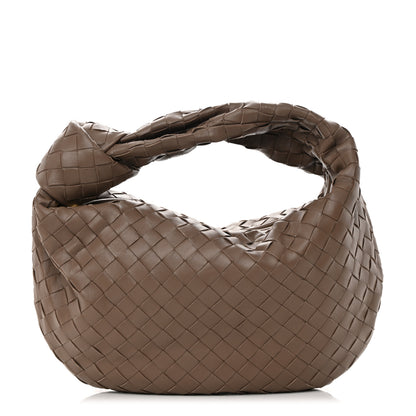 Bottega Veneta Nappa Intrecciato Teen Jodie Hobo Dark Taupe 1 of 12