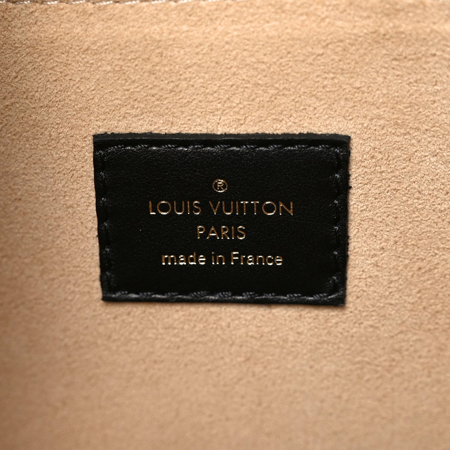 Calfskin Monogram On My Side MM Laurier Green Toffee Latte Beige