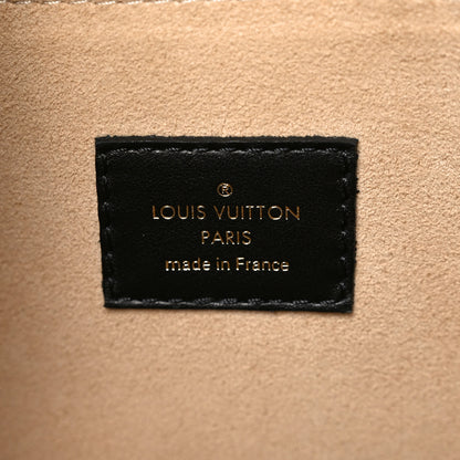 Louis Vuitton Calfskin Monogram On My Side MM Laurier Green Toffee Latte Beige 6 of 9