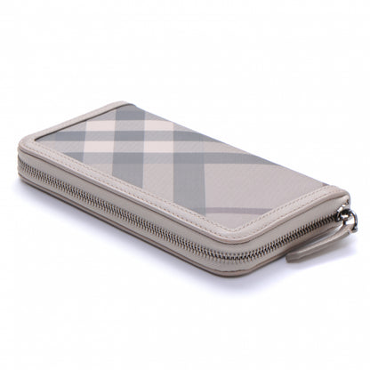 Burberry PVC Smoked Check Ziggy Zip Around Wallet 4 of 7