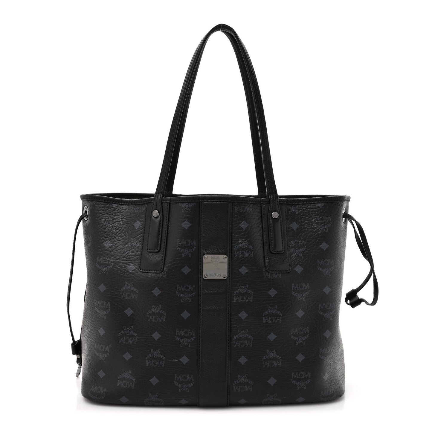 Visetos Medium Liz Reversible Shopper Tote Black
