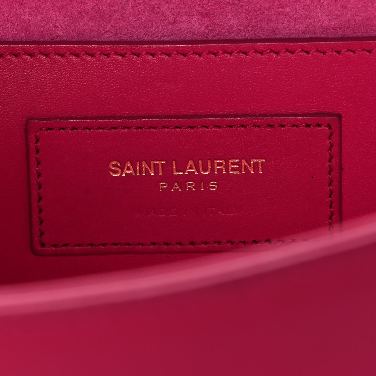 Saint Laurent Smooth Calfskin Medium Classic Monogram Kate Tassel Satchel Fuchsia 7 of 11