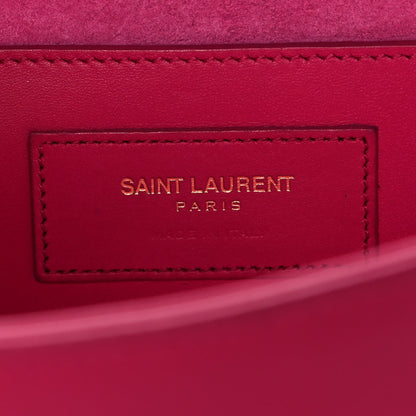 Saint Laurent Smooth Calfskin Medium Classic Monogram Kate Tassel Satchel Fuchsia 7 of 11