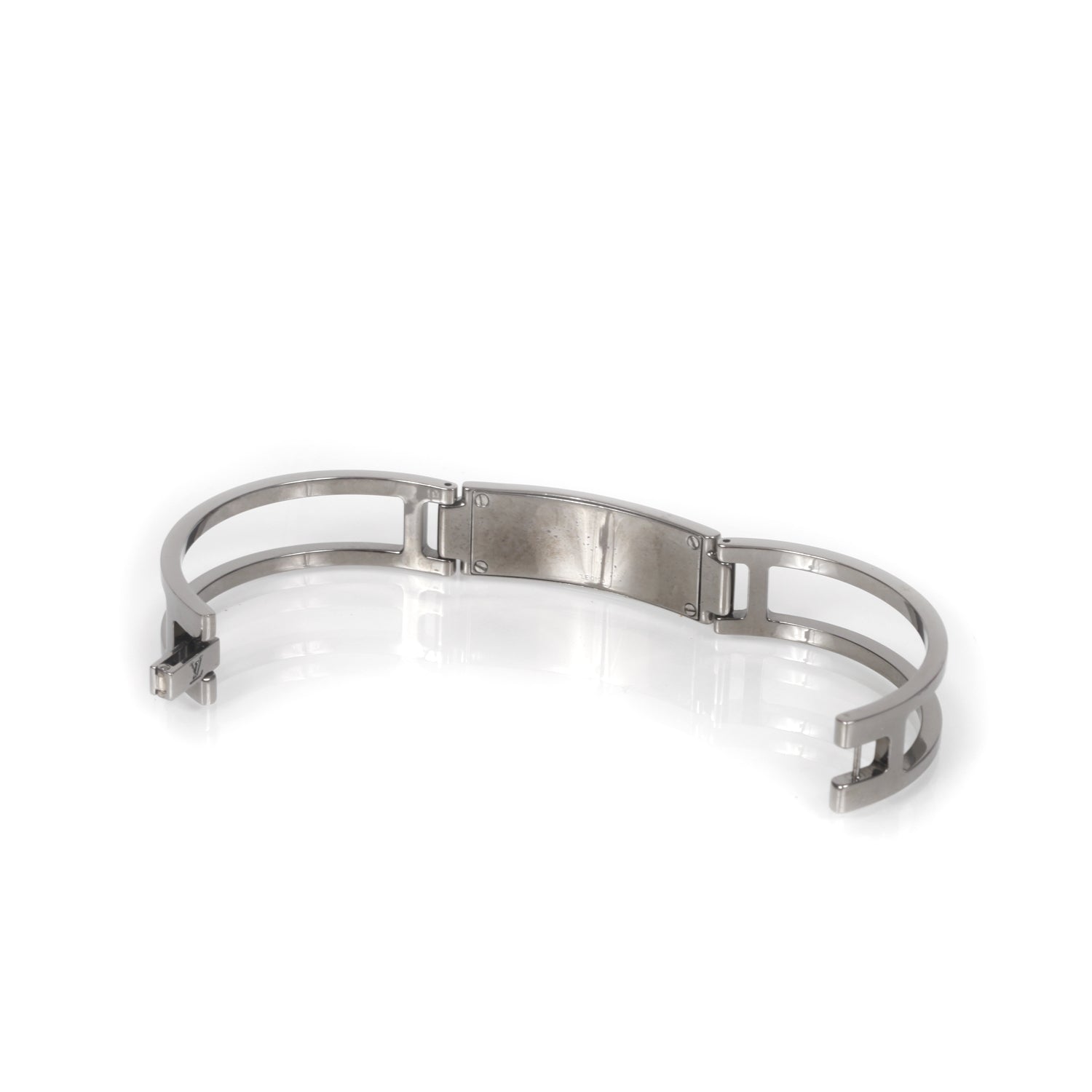 Louis Vuitton Mens Tiger Wood Cape Town Bracelet Silver 2 of 6