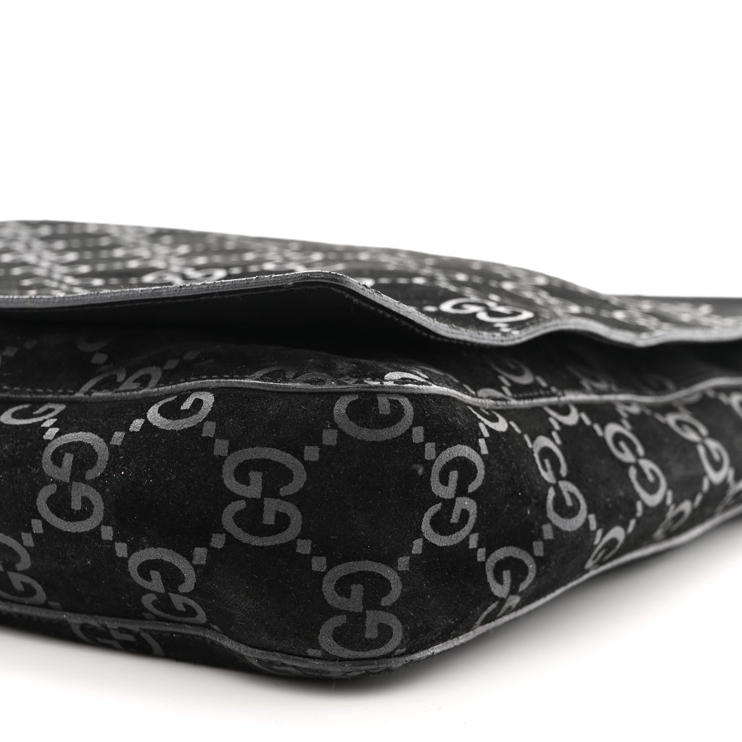 Gucci Suede Guccissima Hobo Black 12 of 15