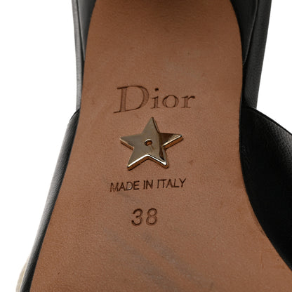 Christian Dior Lambskin Ribbon J'Adior Slingback 65mm Pumps 38 Black 8 of 8