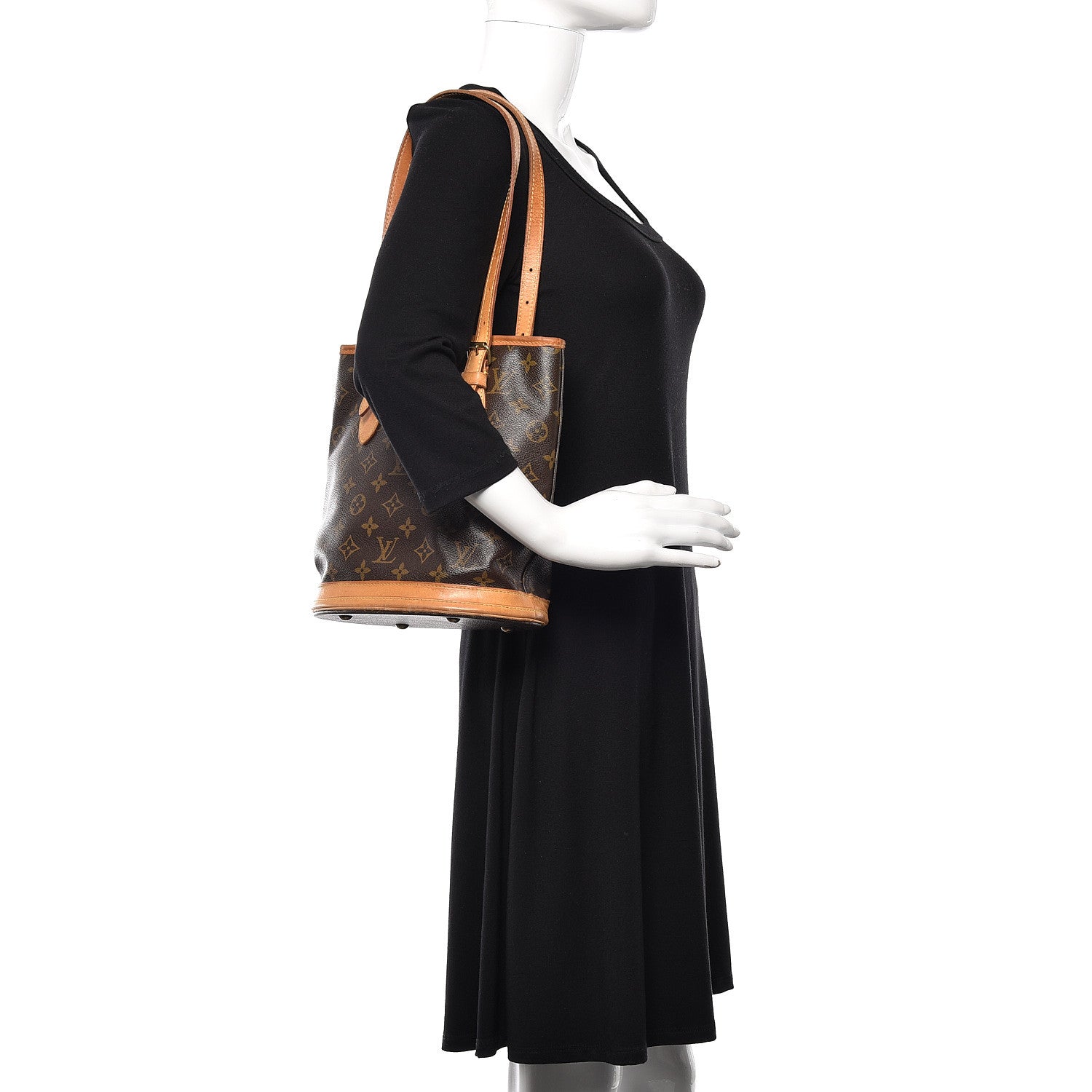 Louis Vuitton Monogram Petit Bucket 23 2 of 18