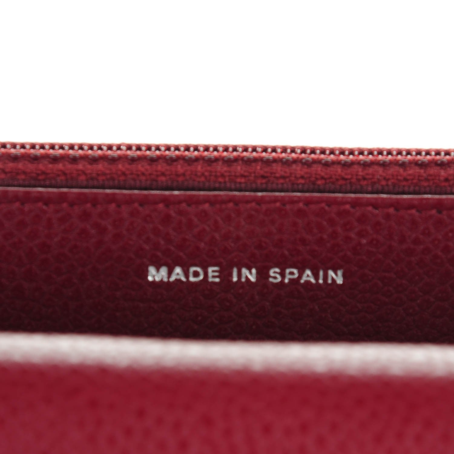 Chanel Caviar Quilted Wallet On Chain WOC Dark Red 7 of 8