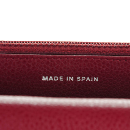 Chanel Caviar Quilted Wallet On Chain WOC Dark Red 7 of 8