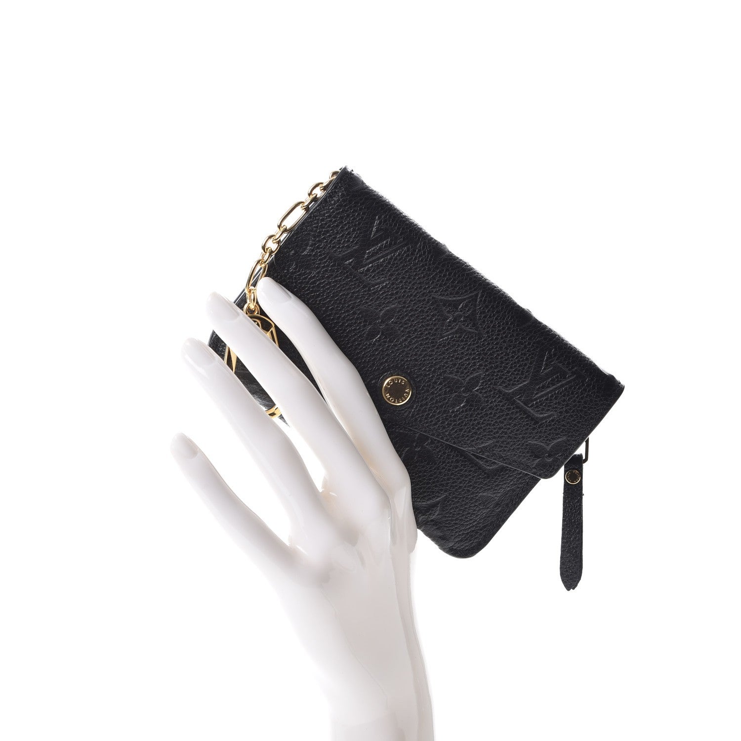 Louis Vuitton Empreinte Key Pouch Black 2 of 7