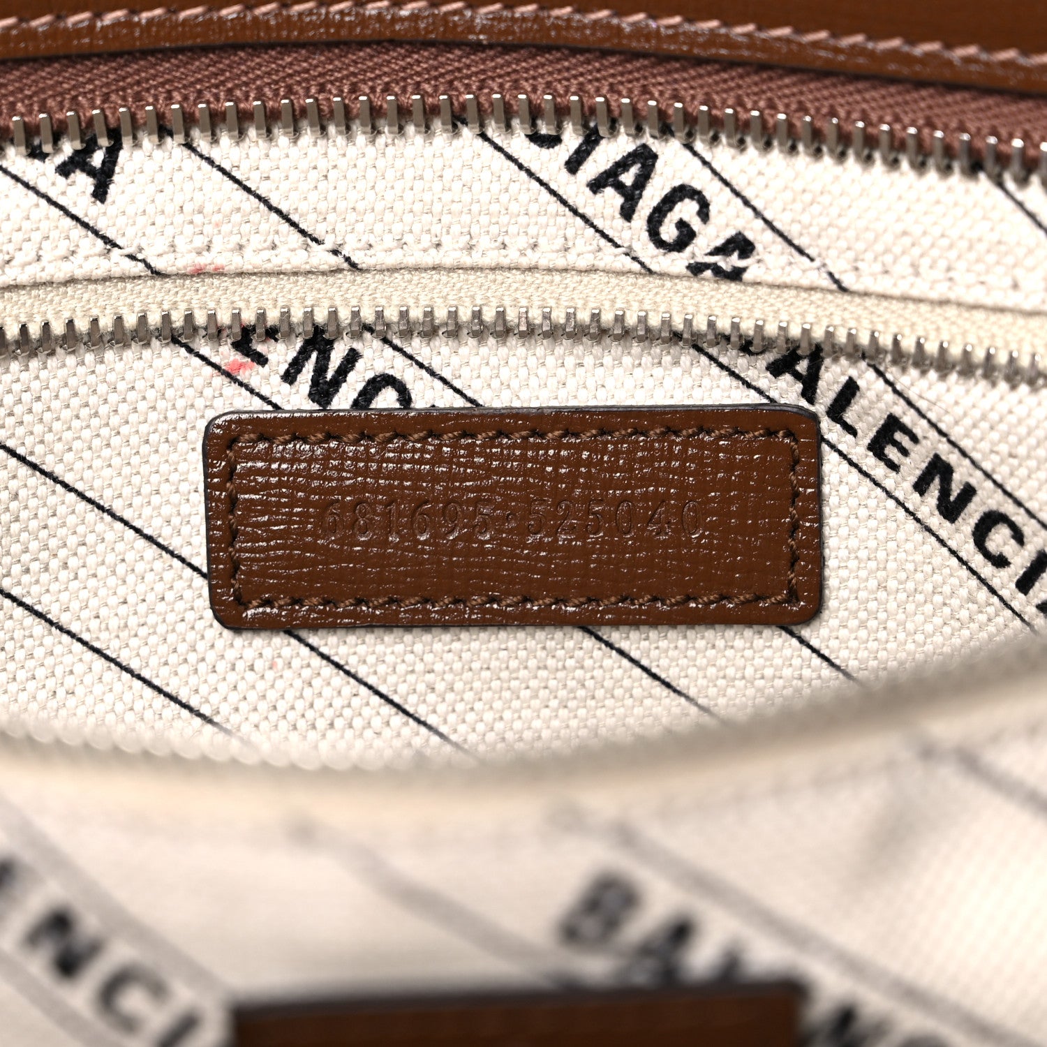 Balenciaga X GUCCI GG Monogram Azalea Calfskin Neo Classic Silver Hardware Medium City Beige Ebony Brown Sugar 7 of 10