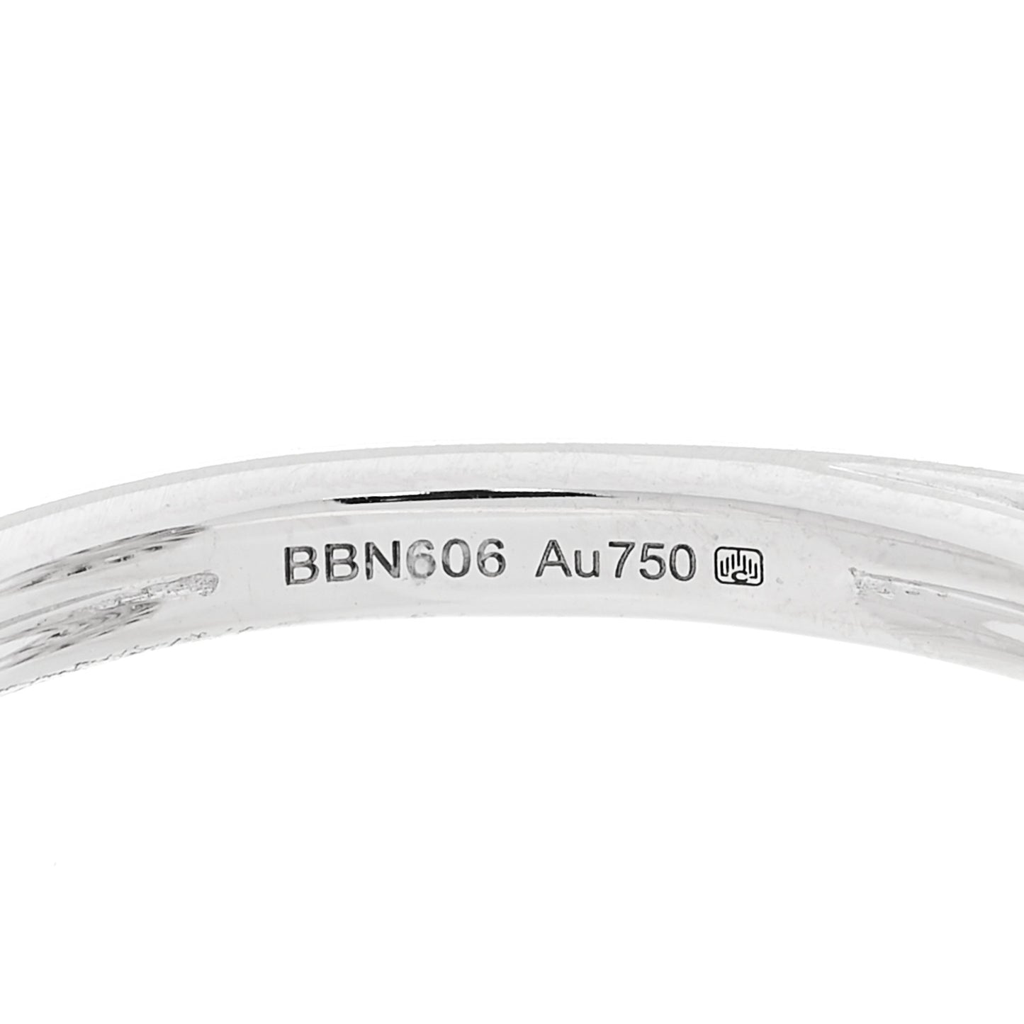 18K White Gold Diamond Amulette de Cartier Paved Ring 51 5.75
